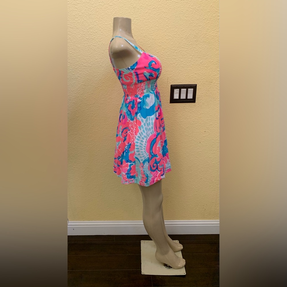 NWT $178 Lilly Pulitzer Size 2 Christine I’m So Jelly Multicolored Print Dress - Picture 4 of 12